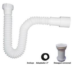 TRAMPA P CORRUGADA FLEXIBLE 1 1/4" - 1 1/2" - HYDRA