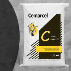 SODA CAUSTICA 1/2 KILO - CEMARCEL