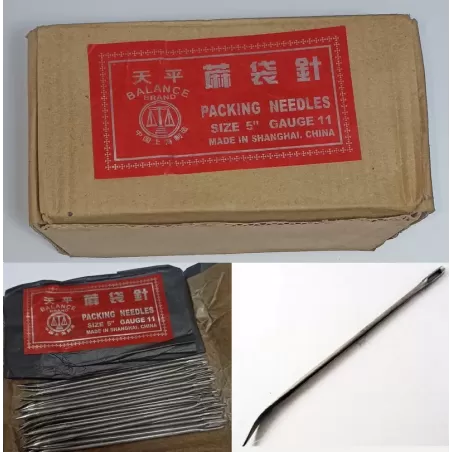 AGUJA ARRIEDO CURVA PARA COSER SACOS 5" ( 12 CM )