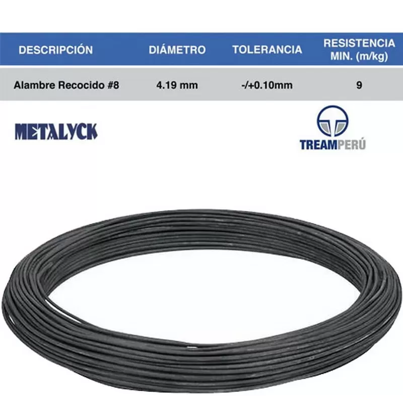 ALAMBRE Nro 8 - METALYCK