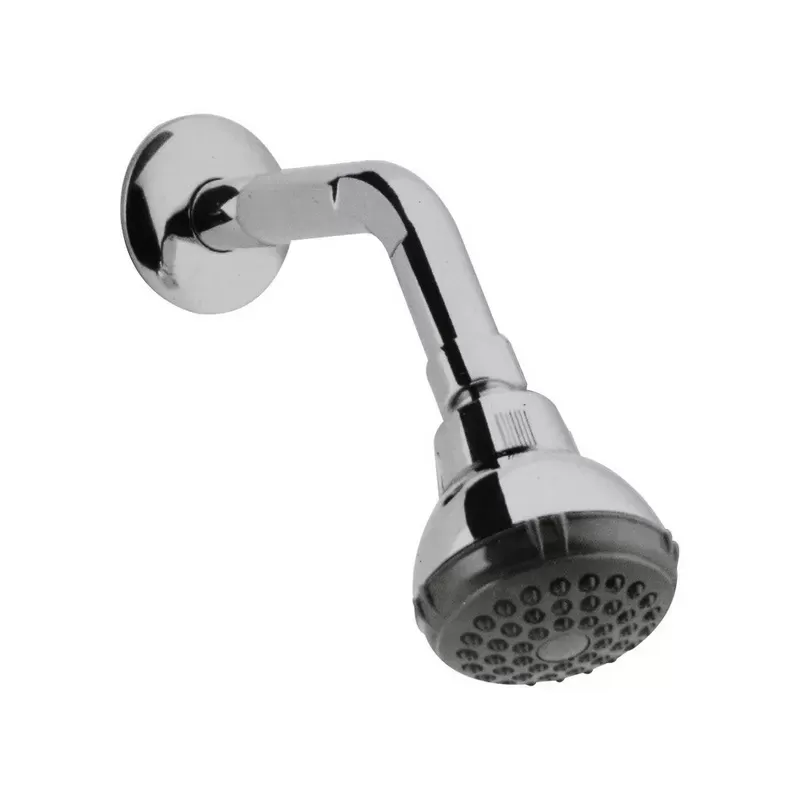 BRAZO DE DUCHA CROMAD CABEZAL GRANDE 3"  - IVALSA