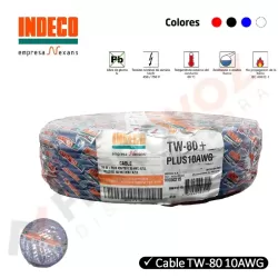 CABLE 7 HILOS TW 80 PLUS 10 AWG - INDECO