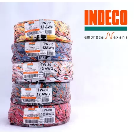 CABLE 7 HILOS TW 80 PLUS 12 AWG - INDECO