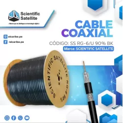 CABLE COAXIAL RG-6 90% - SCIENTIFIC SATELLITE