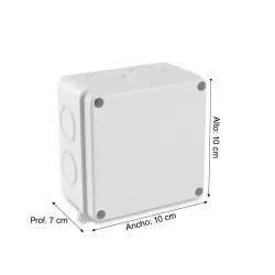 CAJA DE PASE PVC 100 X 100 X 70