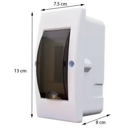 CAJA LUZ 2 POLOS - EMPOTRABLE