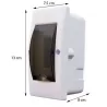 CAJA LUZ 2 POLOS - EMPOTRABLE