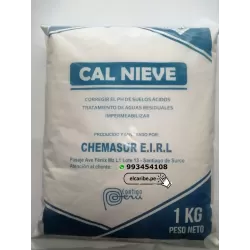 CAL NIEVE PARA PELAR MAIZ 1 KILO
