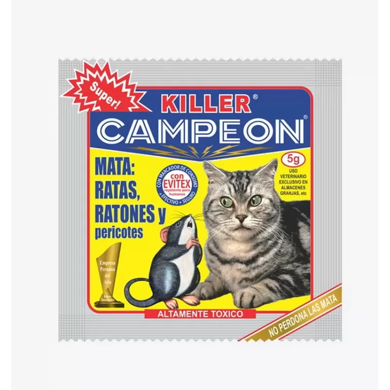 CAMPEÓN KILLER GRANULADO 5 GR.