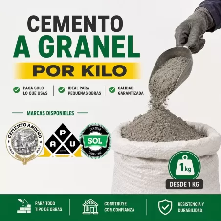 CEMENTO POR KILO