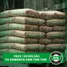 CEMENTO SOL PORTLAND TIPO I - PACK DE 100 BOLSAS RECOJO EN ALMACEN