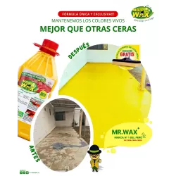 CERA WAX 1 GALON AMARILLO - MR. WAX