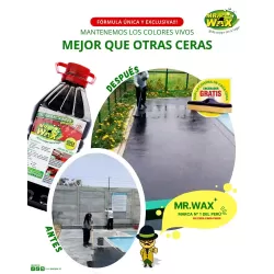 CERA WAX 1 GALON NEGRO - MR. WAX