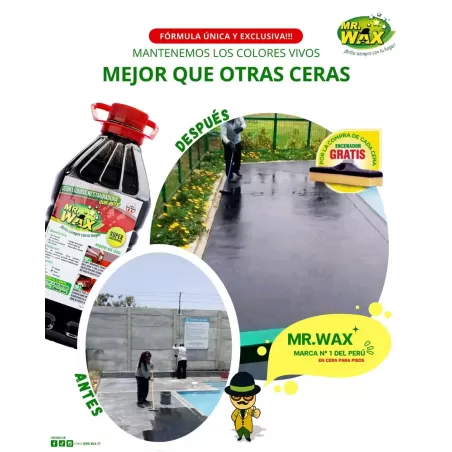 CERA WAX 1 GALON NEGRO - MR. WAX