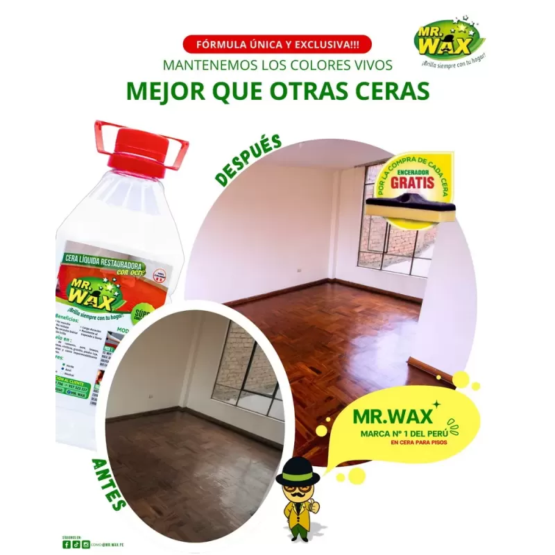 CERA WAX 1 GALON NEUTAL MR. WAX