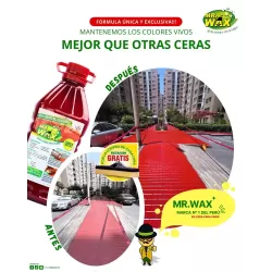 CERA WAX 1/2 GALON ROJO - MR. WAX
