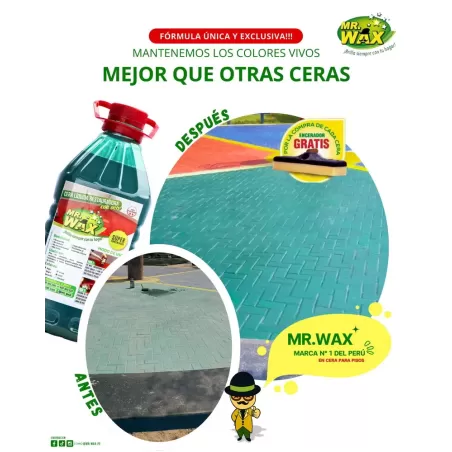 CERA WAX 1 GALON VERDE- MR. WAX