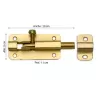 CERROJO DORADO TIPO V 4"