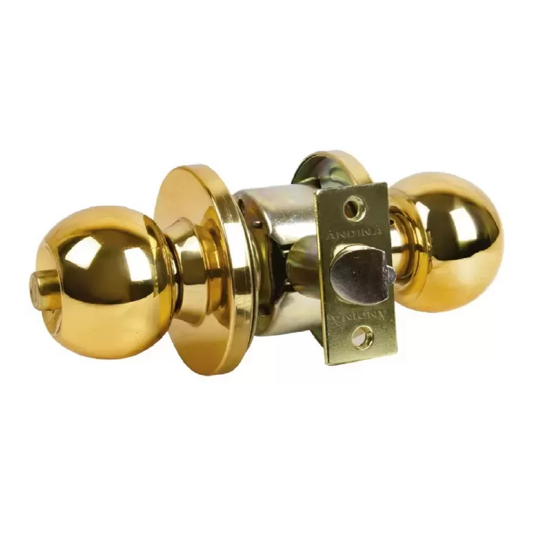 CHAPA POMO BRONCE PULIDO - ANDINA