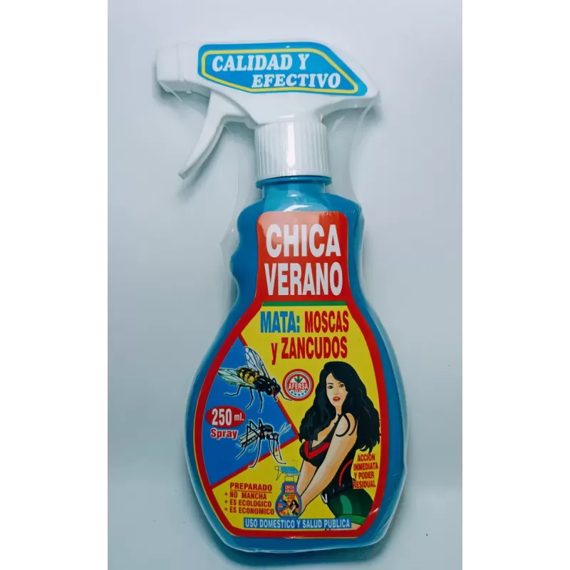 CHICA VERANO SPRAY  MATA MOSCA Y ZANCUDOS 250 ML - AFERSA