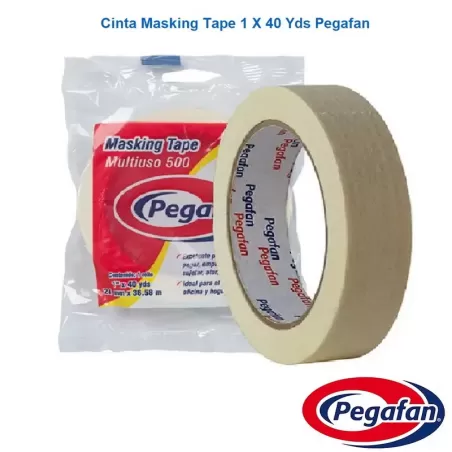 CINTA MASKING TAPE 1" x 40 YDS - PEGAFAN
