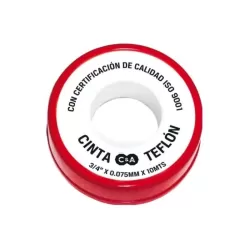 CINTA TEFLON 3/4" X 10 MTS - C&A