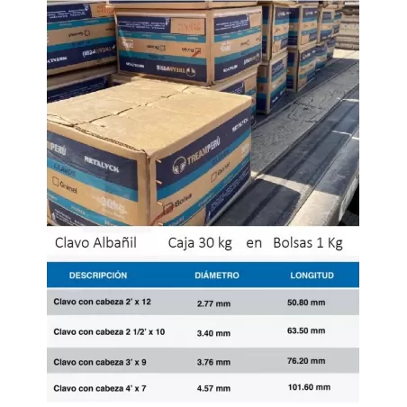 CLAVO 5 C/C - PRODAC
