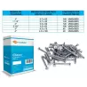 CLAVO CEMENTO 1" - 2.7 X 25MM - PRODAC  X 500 GR