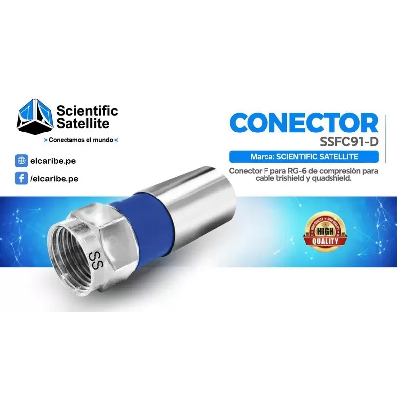 CONECTOR RG-6 PONCHAR