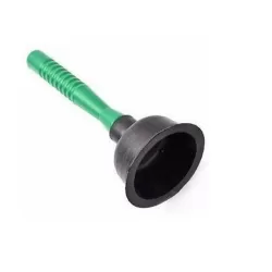 DESATORADOR LAVADERO JEBE NEGRO MANGO PLASTICO