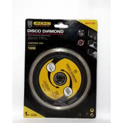 DISCO DIAMANTADO 4 1/2 CONTINUO LISO