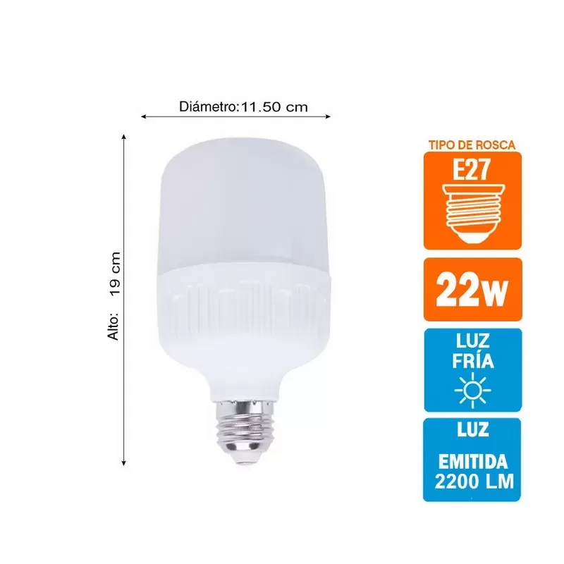 FOCO LED BOTELLA 38W - VELIX
