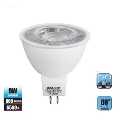 FOCO LED DICROICO 9W LUZ  BLANCA - OPALUX