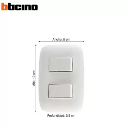 INTERRUPTOR DOBLE EMPOTRABLE - BTICINO