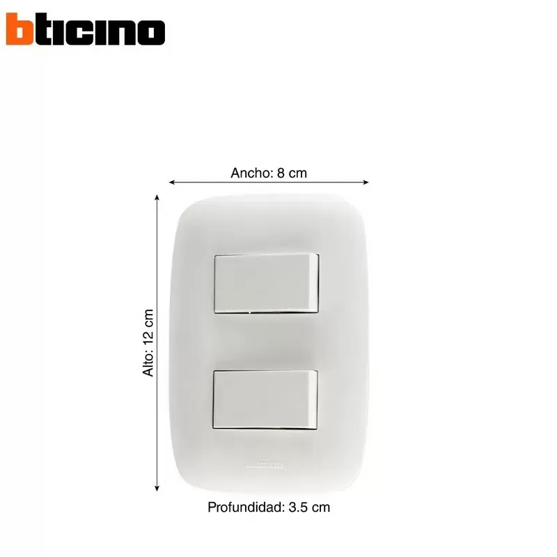 INTERRUPTOR DOBLE EMPOTRABLE - BTICINO