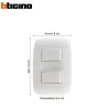 INTERRUPTOR DOBLE EMPOTRABLE - BTICINO