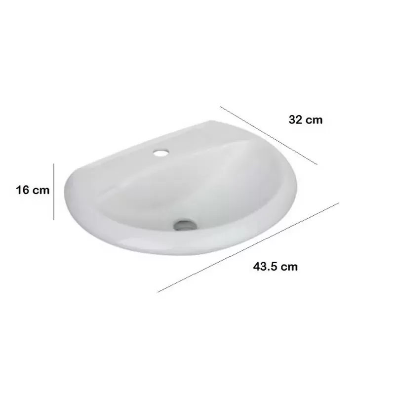 LAVATORIO ECO BLANCO - TREBOL