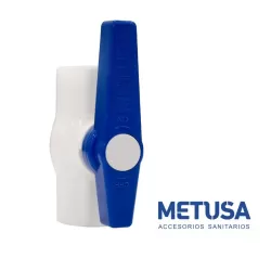 LLAVE ESFERICA PVC 1/2 - METUSA