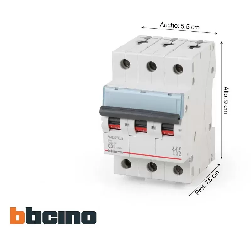 LLAVE TERMICA 3 X 32A - BTICINO