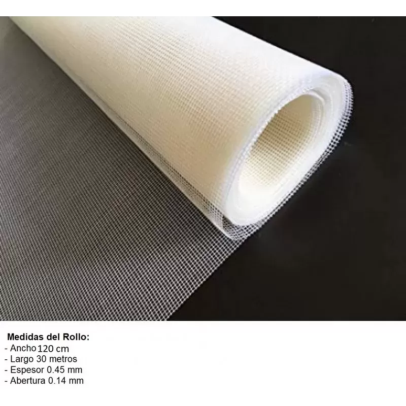 MALLA MOSQUITERO NYLON 120 CM - BLANCO NACIONAL - TIPO GOTIFLEX GOTIFER