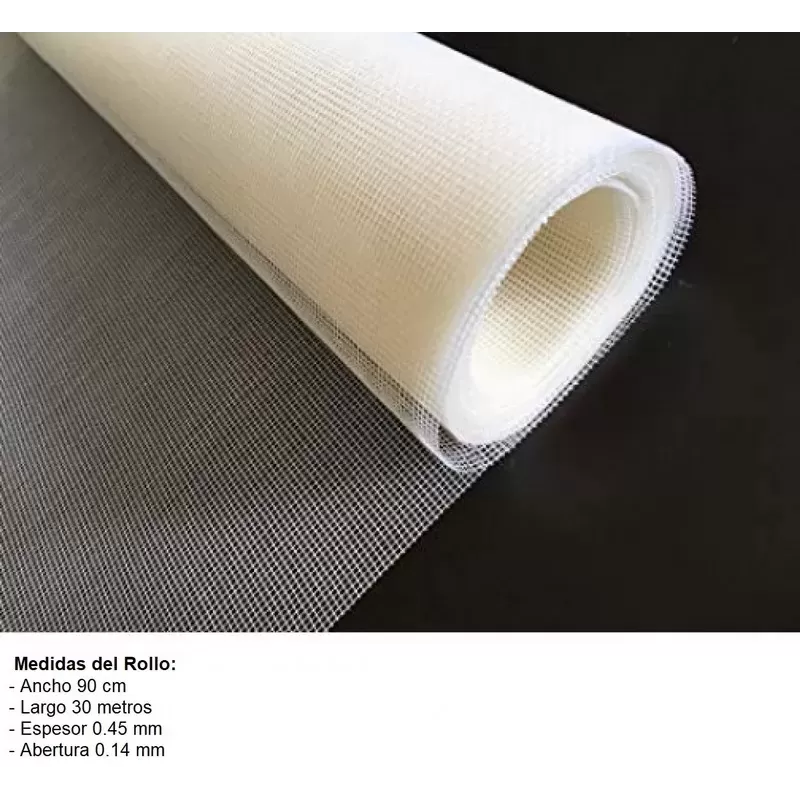 MALLA MOSQUITERO NYLON 90 CM - BLANCO NACIONAL - TIPO GOTIFLEX GOTIFER