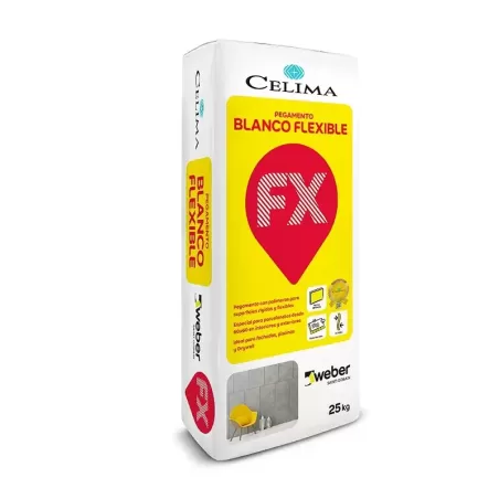 PEGAMENTO CELIMA - BLANCO FLEXIBLE 25 KG