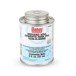 PEGAMENTO PVC AZUL (1/16) - OATEY 237 ML - 8 ONZAS