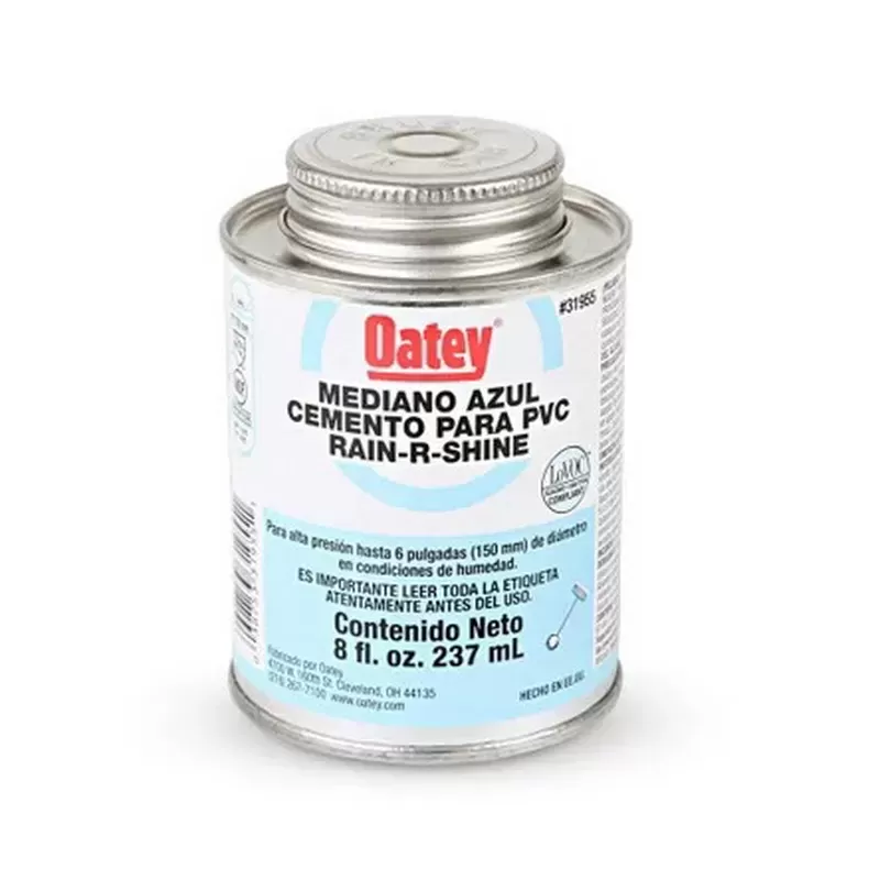 PEGAMENTO PVC AZUL (1/16) - OATEY 237 ML - 8 ONZAS