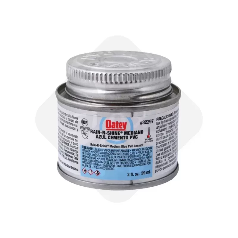 PEGAMENTO PVC AZUL (1/64) - OATEY 59 ML - 2 ONZAS