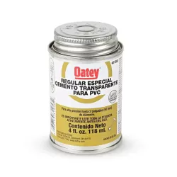 PEGAMENTO PVC DORADO (1/32) - OATEY 118 ML - 4 ONZAS