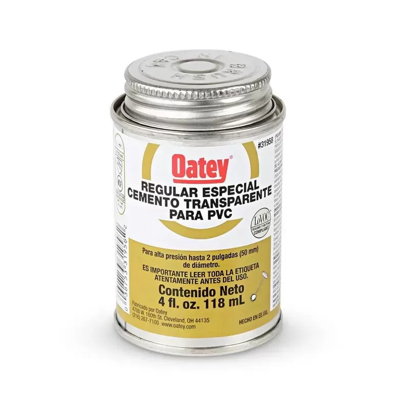 PEGAMENTO PVC DORADO (1/32) - OATEY 118 ML - 4 ONZAS