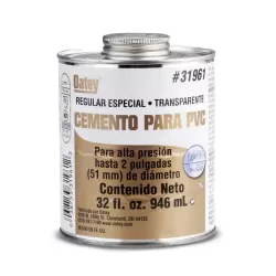 PEGAMENTO PVC DORADO (1/4) - OATEY 946 ML - 32 ONZAS