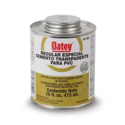 PEGAMENTO PVC DORADO (1/8) - OATEY 473 ML - 16 ONZAS