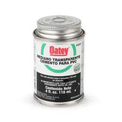 PEGAMENTO PVC NEGRO (1/32)  - OATEY 118 ML - 4 ONZAS